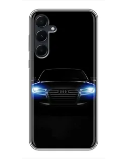 Чехол для Samsung Galaxy A55 с картинкой «Audi в неоне» Чехол для Samsung Galaxy A55 с картинкой «Audi в неоне»
