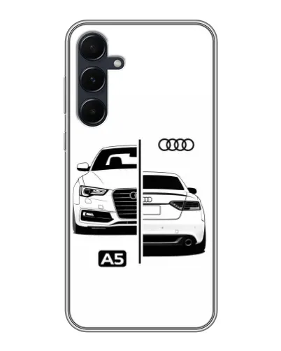 Чехол для Samsung Galaxy A55 с картинкой «Audi — контрастный дизайн» Чехол для Samsung Galaxy A55 с картинкой «Audi — контрастный дизайн»