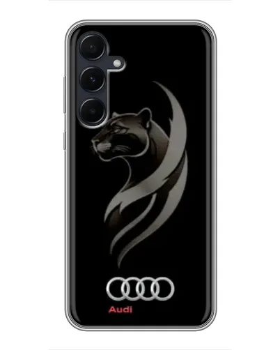 Чехол для Samsung Galaxy A55 с картинкой «Графика — пантера и Audi» Чехол для Samsung Galaxy A55 с картинкой «Графика — пантера и Audi»
