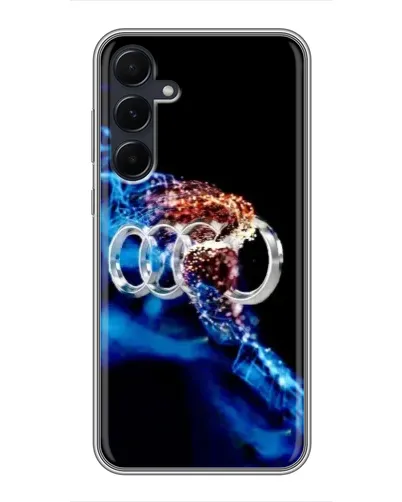 Чехол для Samsung Galaxy A55 с картинкой «Энергия лого Audi» Чехол для Samsung Galaxy A55 с картинкой «Энергия лого Audi»