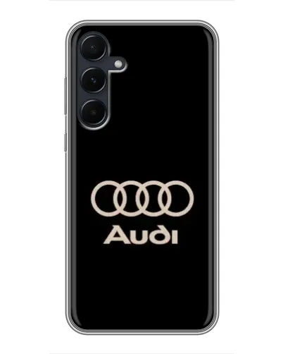Чехол для Samsung Galaxy A55 с картинкой «Audi — золотой логотип» Чехол для Samsung Galaxy A55 с картинкой «Audi — золотой логотип»