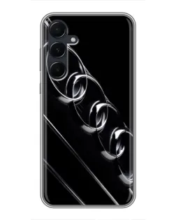 Чехол для Samsung Galaxy A55 с картинкой «Audi — абстрактные кольца» Чехол для Samsung Galaxy A55 с картинкой «Audi — абстрактные кольца»