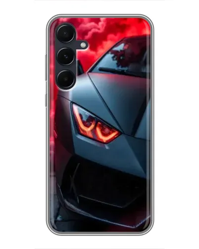 Чехол для Samsung Galaxy A55 с картинкой «Lamborghini красное сияние» Чехол для Samsung Galaxy A55 с картинкой «Lamborghini красное сияние»
