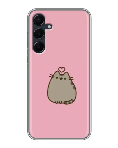 Чехол для Samsung Galaxy A55 с картинкой «Pusheen сердце» Чехол для Samsung Galaxy A55 с картинкой «Pusheen сердце»