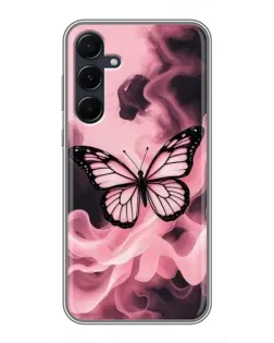 Чехол для Samsung Galaxy A55 с картинкой «Бабочка в дыму» Чехол для Samsung Galaxy A55 с картинкой «Бабочка в дыму»