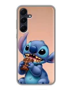 Чехол для Samsung Galaxy A55 с картинкой «Стич ест шоколад» Чехол для Samsung Galaxy A55 с картинкой «Стич ест шоколад»