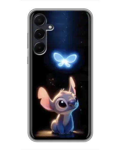 Чехол для Samsung Galaxy A55 с картинкой «Сияющий Стич»