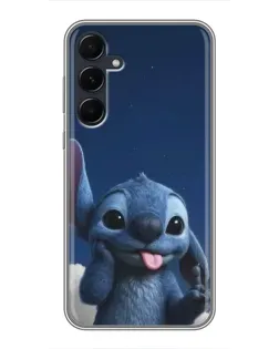 Чехол для Samsung Galaxy A55 с картинкой «Стич в облаках» Чехол для Samsung Galaxy A55 с картинкой «Стич в облаках»