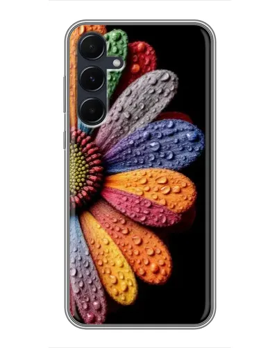 Чехол для Samsung Galaxy A55 с картинкой «Радужный цветок» Чехол для Samsung Galaxy A55 с картинкой «Радужный цветок»
