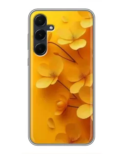 Чехол для Samsung Galaxy A55 с картинкой «Золотые лепестки» Чехол для Samsung Galaxy A55 с картинкой «Золотые лепестки»