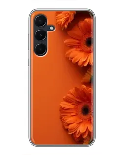 Чехол для Samsung Galaxy A55 с картинкой «Оранжевые герберы» Чехол для Samsung Galaxy A55 с картинкой «Оранжевые герберы»