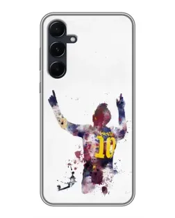 Чехол для Samsung Galaxy A55 с картинкой «Акварельный Месси Барселона» Чехол для Samsung Galaxy A55 с картинкой «Акварельный Месси Барселона»