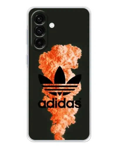 Чехол для Samsung Galaxy A56 5G с картинкой «Оранжевый дым Adidas» Чехол для Samsung Galaxy A56 5G с картинкой «Оранжевый дым Adidas»