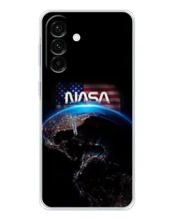 Чехол для Samsung Galaxy A56 5G с картинкой «Земля из космоса NASA»