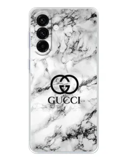 Чехол для Samsung Galaxy A56 5G с картинкой «Gucci — мраморный шик»