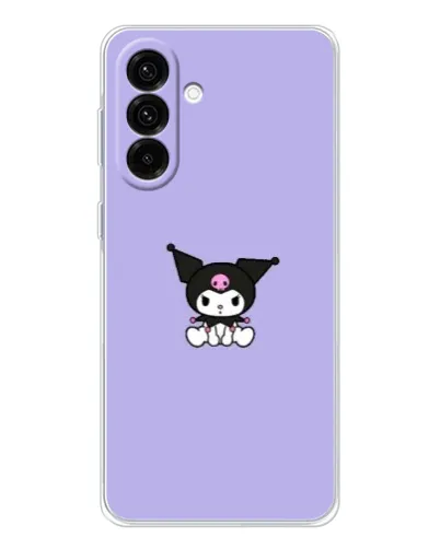 Чехол для Samsung Galaxy A56 5G с картинкой «Kuromi — фиолетовый минимализм»