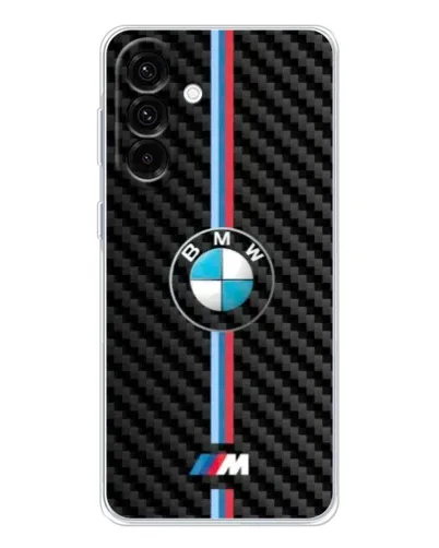 Чехол для Samsung Galaxy A56 5G с картинкой «Эмблема BMW и карбон» Чехол для Samsung Galaxy A56 5G с картинкой «Эмблема BMW и карбон»