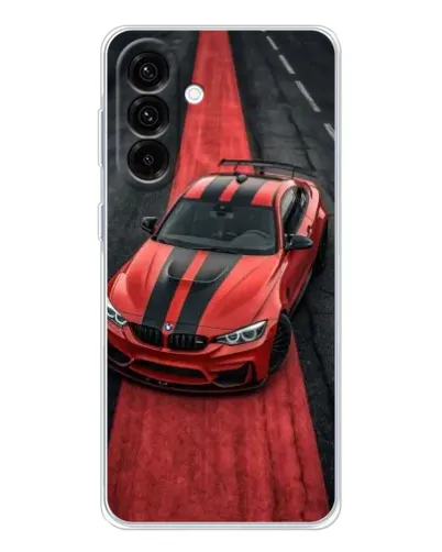 Чехол для Samsung Galaxy A56 5G с картинкой «BMW на красной дорожке» Чехол для Samsung Galaxy A56 5G с картинкой «BMW на красной дорожке»