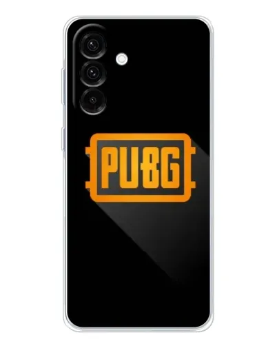 Чехол для Samsung Galaxy A56 5G с картинкой «PUBG — рамка лого»
