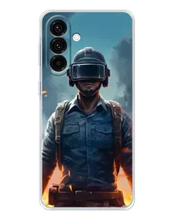 Чехол для Samsung Galaxy A56 5G с картинкой «PUBG — реалистичный герой» Чехол для Samsung Galaxy A56 5G с картинкой «PUBG — реалистичный герой»