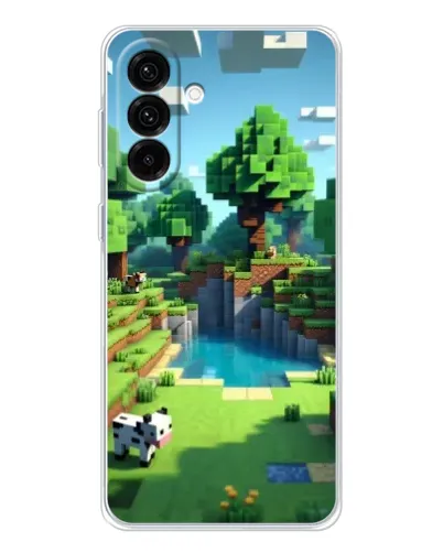 Чехол для Samsung Galaxy A56 5G с картинкой «Minecraft летний день» Чехол для Samsung Galaxy A56 5G с картинкой «Minecraft летний день»
