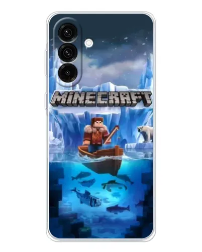 Чехол для Samsung Galaxy A56 5G с картинкой «Minecraft ледяной мир» Чехол для Samsung Galaxy A56 5G с картинкой «Minecraft ледяной мир»