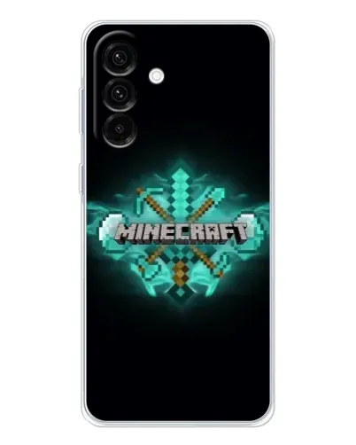 Чехол для Samsung Galaxy A56 5G с картинкой «Minecraft Diamond лого» Чехол для Samsung Galaxy A56 5G с картинкой «Minecraft Diamond лого»