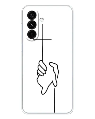 Чехол для Samsung Galaxy A56 5G с картинкой «Рука держит»