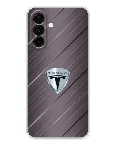 Чехол для Samsung Galaxy A56 5G с картинкой «Металлическая текстура Tesla» Чехол для Samsung Galaxy A56 5G с картинкой «Металлическая текстура Tesla»