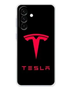 Чехол для Samsung Galaxy A56 5G с картинкой «Tesla Red Logo» Чехол для Samsung Galaxy A56 5G с картинкой «Tesla Red Logo»