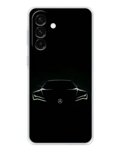Чехол для Samsung Galaxy A56 5G с картинкой «Mercedes — силуэт авто» Чехол для Samsung Galaxy A56 5G с картинкой «Mercedes — силуэт авто»