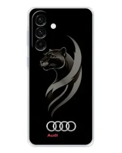 Чехол для Samsung Galaxy A56 5G с картинкой «Графика — пантера и Audi»