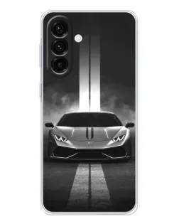 Чехол для Samsung Galaxy A56 5G с картинкой «Lamborghini симметрия дорог»