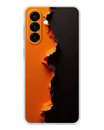 Чехол для Samsung Galaxy A56 5G с картинкой «Оранжевый разлом» Чехол для Samsung Galaxy A56 5G с картинкой «Оранжевый разлом»