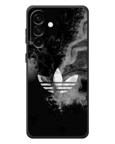 Чехол для Samsung Galaxy A57 с картинкой «Абстрактный дым Adidas»