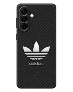 Чехол для Samsung Galaxy A57 с картинкой «Adidas Карбоновая текстура»