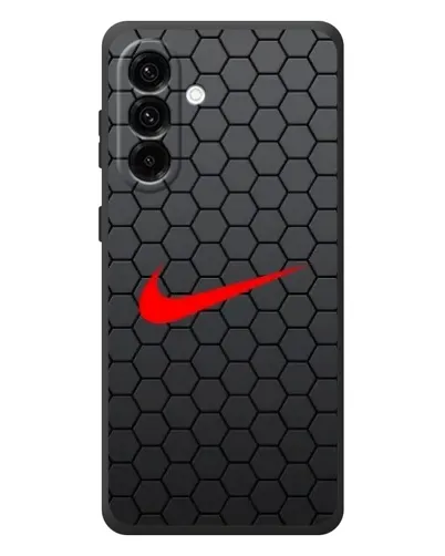 Чехол для Samsung Galaxy A57 с картинкой «Nike — карбоновая сетка»
