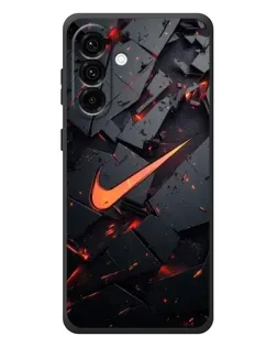 Чехол для Samsung Galaxy A57 с картинкой «Nike — эффект разломов» Чехол для Samsung Galaxy A57 с картинкой «Nike — эффект разломов»