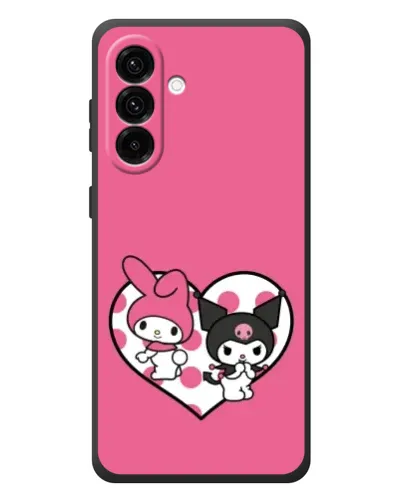 Чехол для Samsung Galaxy A57 с картинкой «Kuromi и My Melody» Чехол для Samsung Galaxy A57 с картинкой «Kuromi и My Melody»
