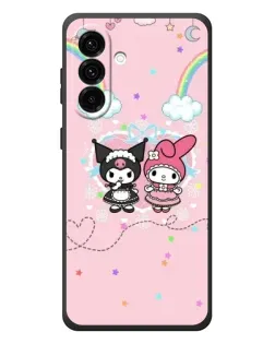 Чехол для Samsung Galaxy A57 с картинкой «My Melody и Kuromi» Чехол для Samsung Galaxy A57 с картинкой «My Melody и Kuromi»