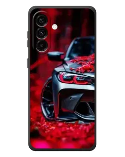 Чехол для Samsung Galaxy A57 с картинкой «Спортивная BMW и цветы» Чехол для Samsung Galaxy A57 с картинкой «Спортивная BMW и цветы»