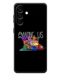 Чехол для Samsung Galaxy A57 с картинкой «Логотип Among Us»