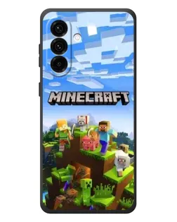 Чехол для Samsung Galaxy A57 с картинкой «Minecraft классический мир»
