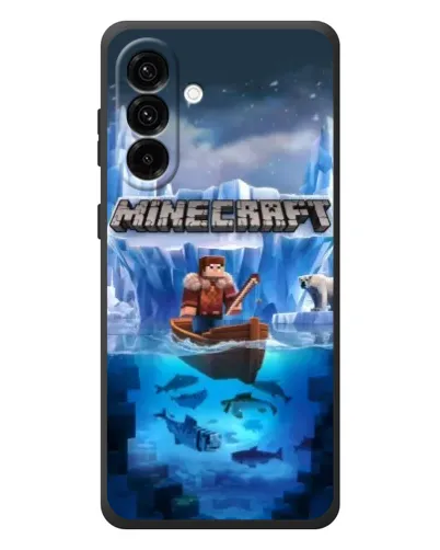 Чехол для Samsung Galaxy A57 с картинкой «Minecraft ледяной мир» Чехол для Samsung Galaxy A57 с картинкой «Minecraft ледяной мир»