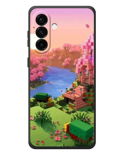 Чехол для Samsung Galaxy A57 с картинкой «Розовое дерево Minecraft» Чехол для Samsung Galaxy A57 с картинкой «Розовое дерево Minecraft»