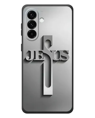 Чехол для Samsung Galaxy A57 с картинкой «Металлический крест Jesus» Чехол для Samsung Galaxy A57 с картинкой «Металлический крест Jesus»