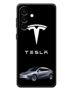 Чехол для Samsung Galaxy A57 с картинкой «Tesla Model Y»
