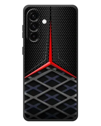Чехол для Samsung Galaxy A57 с картинкой «Mercedes Carbon Grid»