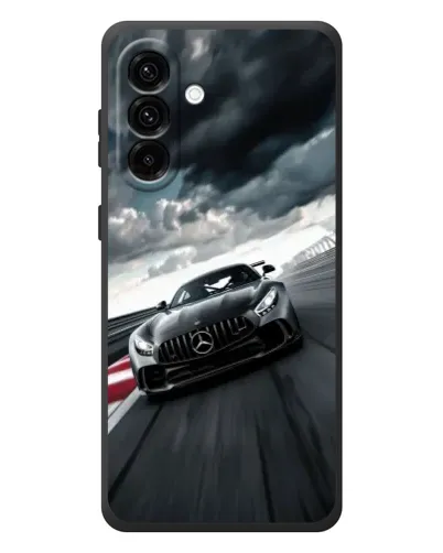 Чехол для Samsung Galaxy A57 с картинкой «Гоночный Mercedes AMG»