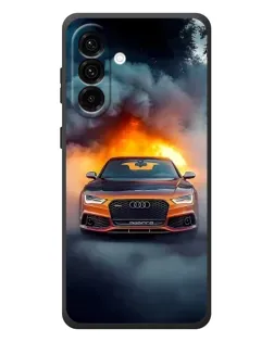 Чохол для Samsung Galaxy A57 з картинкою «Audi у вогняному диму» Чохол для Samsung Galaxy A57 з картинкою «Audi у вогняному диму»
